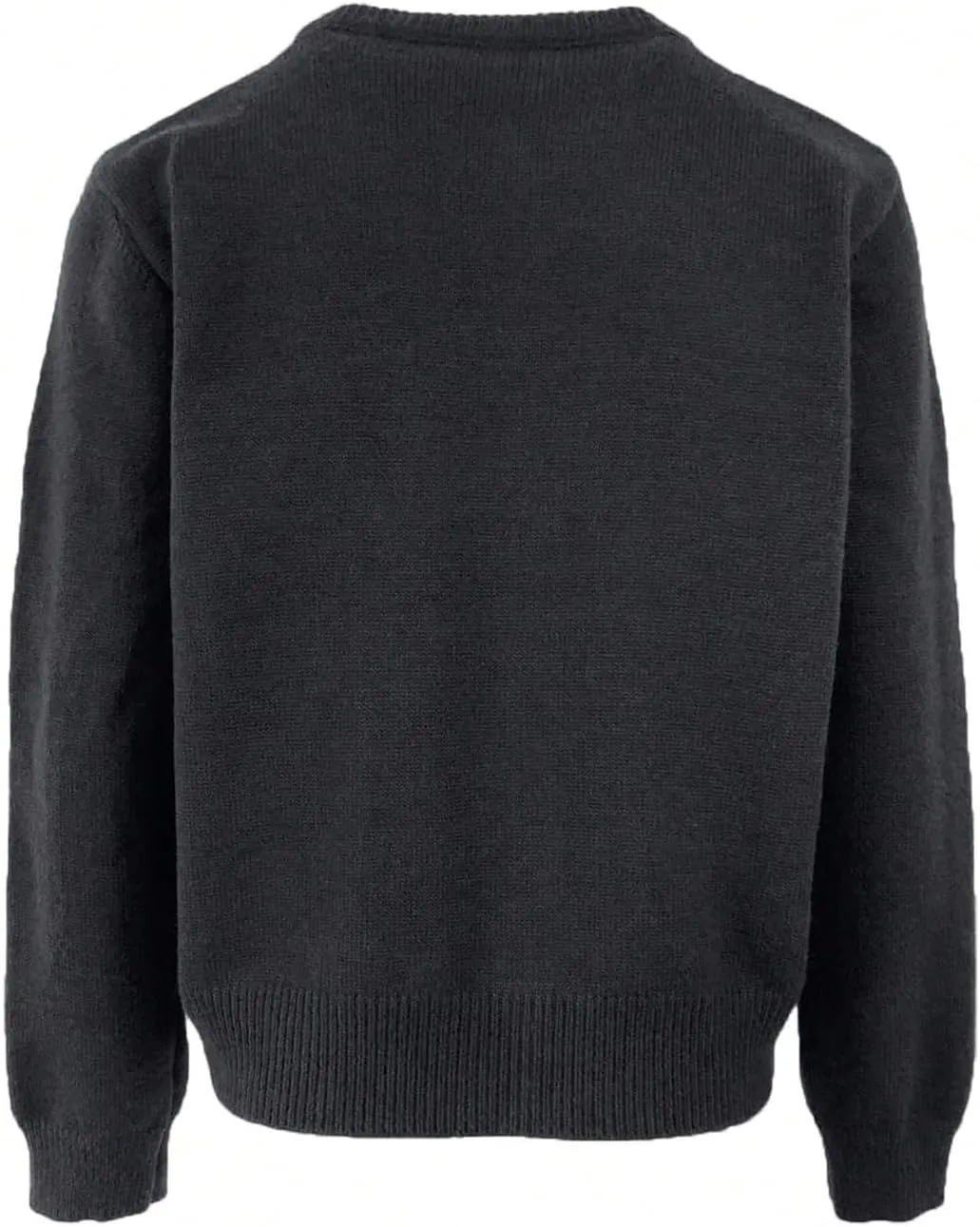 MakeMeChic Women's Bow Sweater Crew Neck Button Down Long Sleeve Cute Lightweight Cardigan Sweaters Knitwear