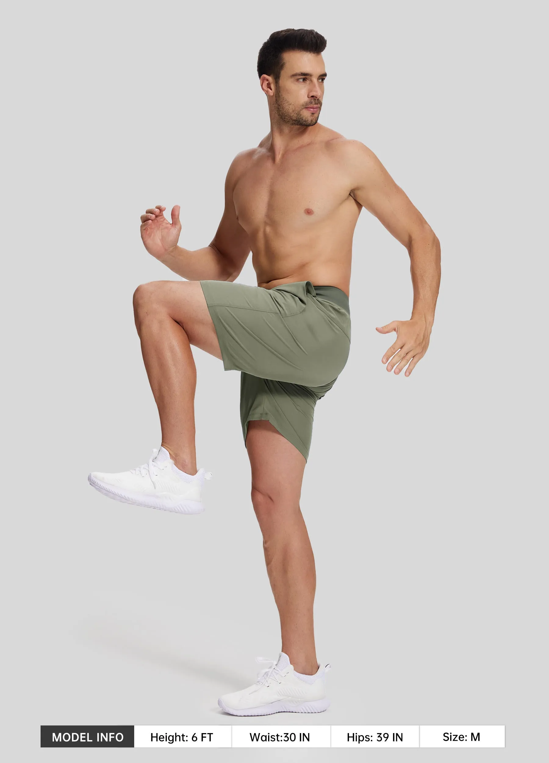 Men's Quick-Dry Gym Shorts 7 Inch