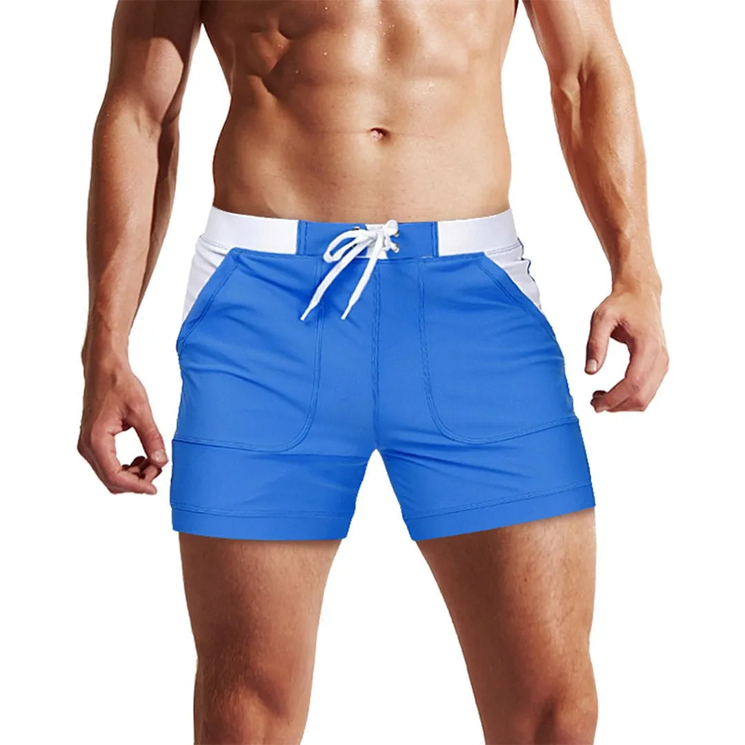 Men's Swim Trunks with Mesh Liner Quick Dry Beach Shorts