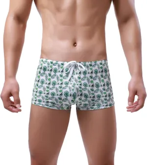 Men's Underwear Mens Trunks Underwear Lightweight Waistband Plaid Boxers