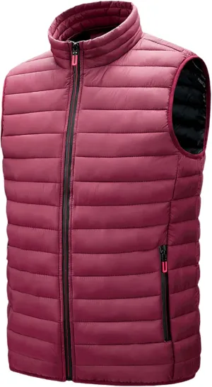 Mens Vest Jackets Sleeveless Vest Autumn Mens Warm Vest Homme Winter Casual Padded Cotton Waistcoat