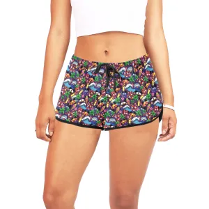 Mickey And Minnie Cruise Women's Relaxed Shorts