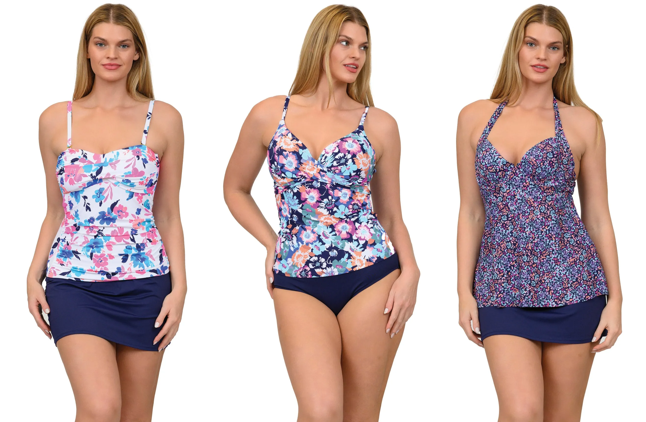 MS-LETK961 - Wholesale Women's Tankini & Skirtini Sets