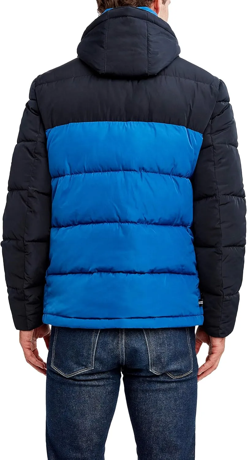 Nautica Men's Hooded Parka Jacket, Water and Wind Resistant