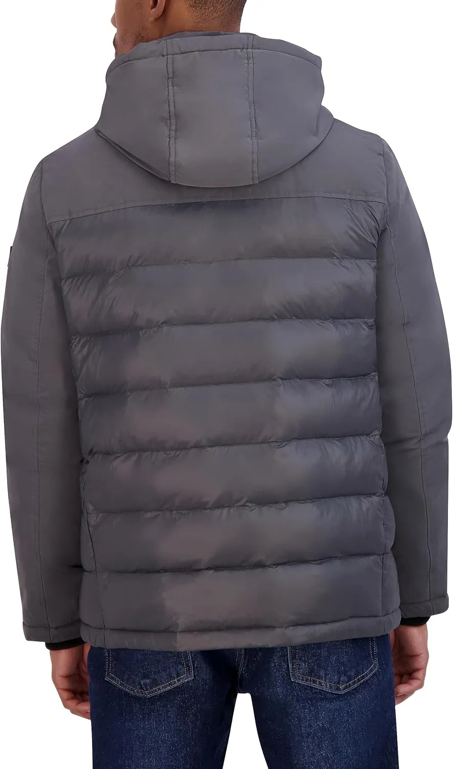 Nautica Men's Mixed Media Puffer