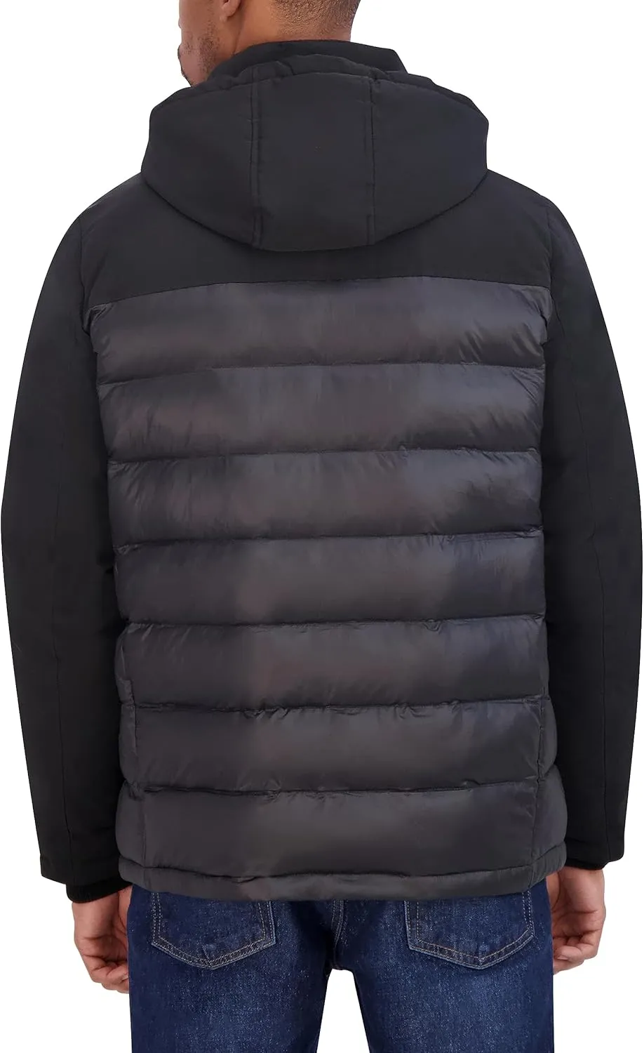 Nautica Men's Mixed Media Puffer