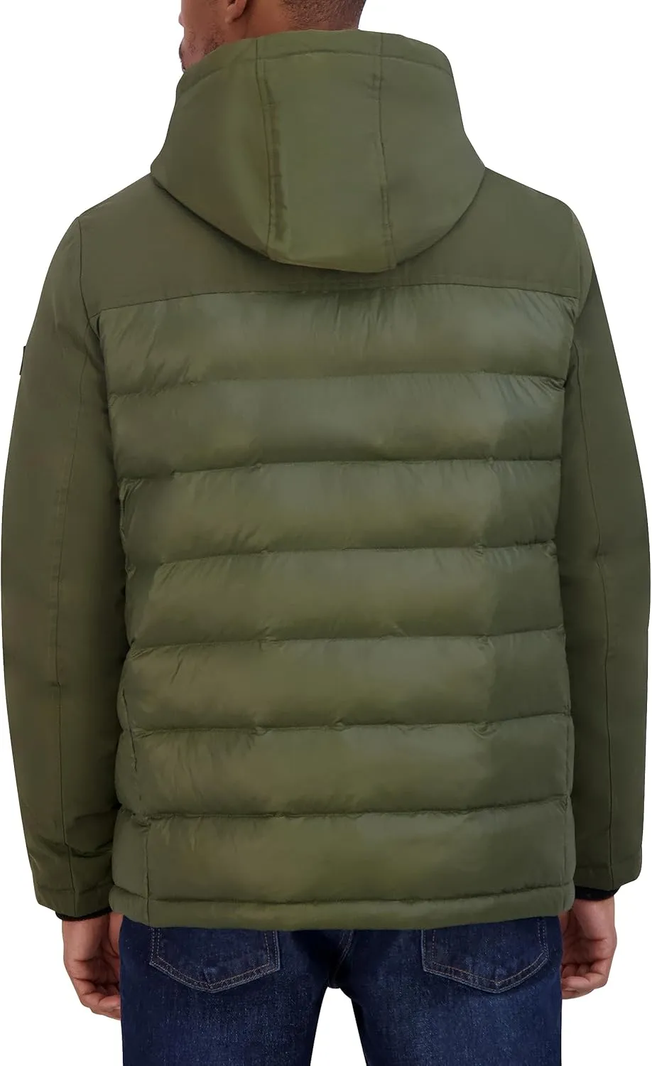 Nautica Men's Mixed Media Puffer