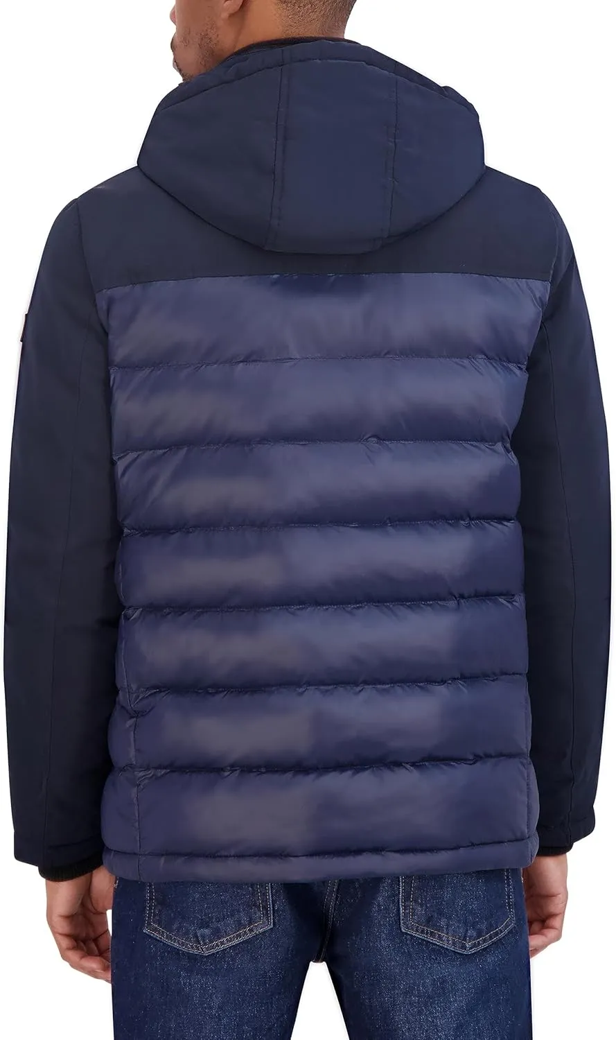 Nautica Men's Mixed Media Puffer