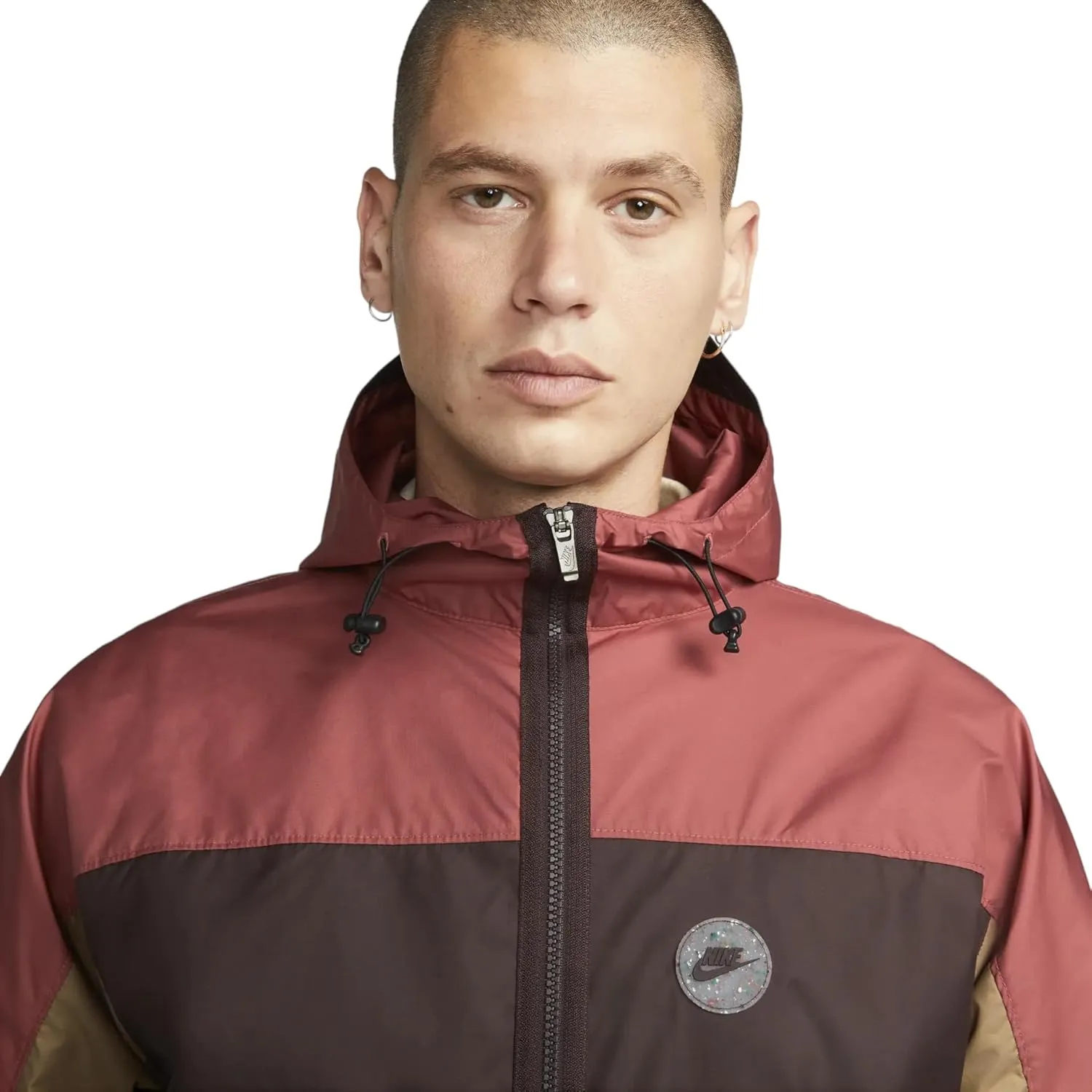 Nike Men's Woven Wind Resistant Hooded Jacket