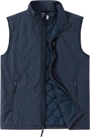 Outdoor Ventures Men's Casual Outerwear Vest Lightweight Winter Zip Up Sleeveless Jacket for Hiking Travel Golf Running