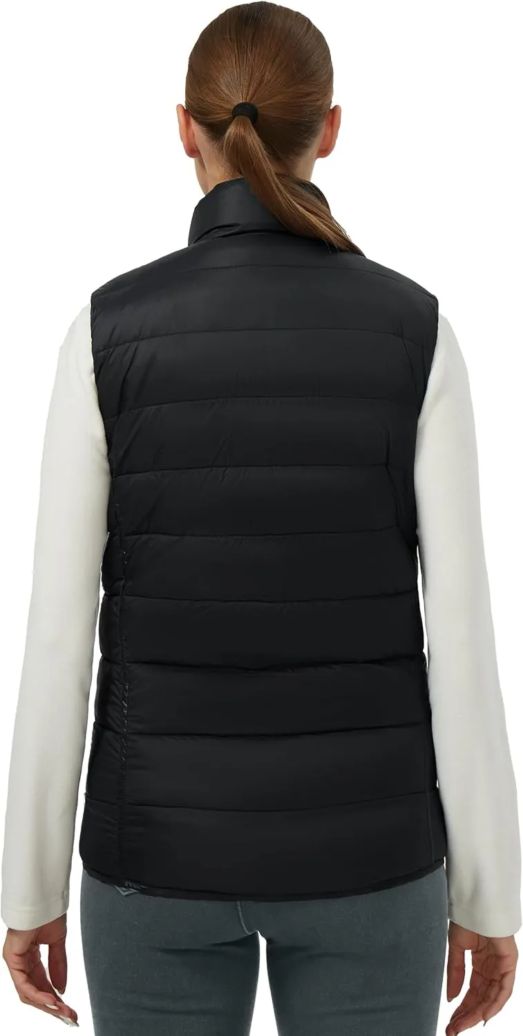 Pioneer Camp Puffer Vest Women Lightweight Packable Sleeveless Bubble Quilted Zip Up Padded Warm Winter Outerwear Puffy Vests
