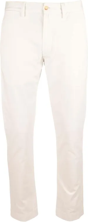 Polo Ralph Lauren Men's Stretch Slim Fit Chino Pants Wht 34Wx34L, White
