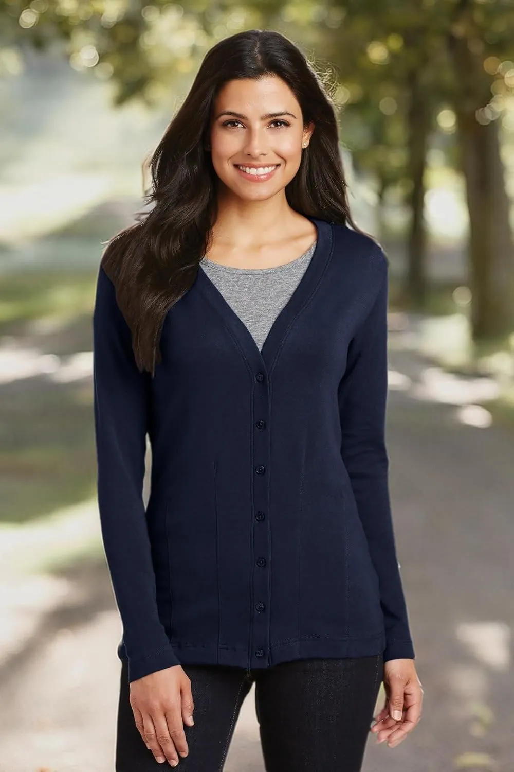 Port Authority Women's Modern Stretch Cotton Cardigan