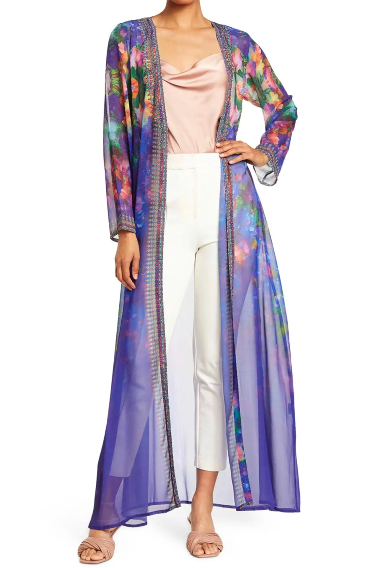 Printed Long Duster
