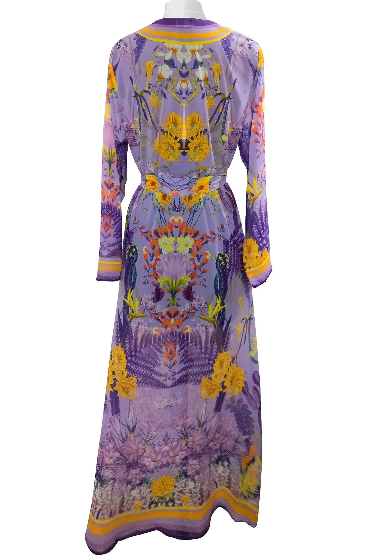 Purple Beach Kimono Cover Up