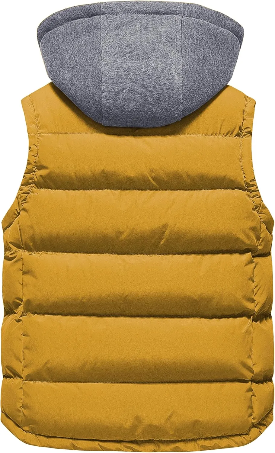 Pursky Girl's and Boy's Warm Puffer Vest Coat Water Resistant Sleeveless Jacket With Detachable Hood for 6-14Y