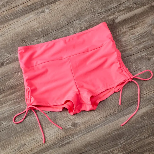 Quick Dry Drawstring Yoga Shorts