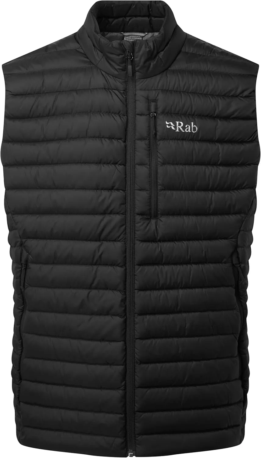 Rab Men's Microlight Down Lightweight Vest for Hiking & Skiing