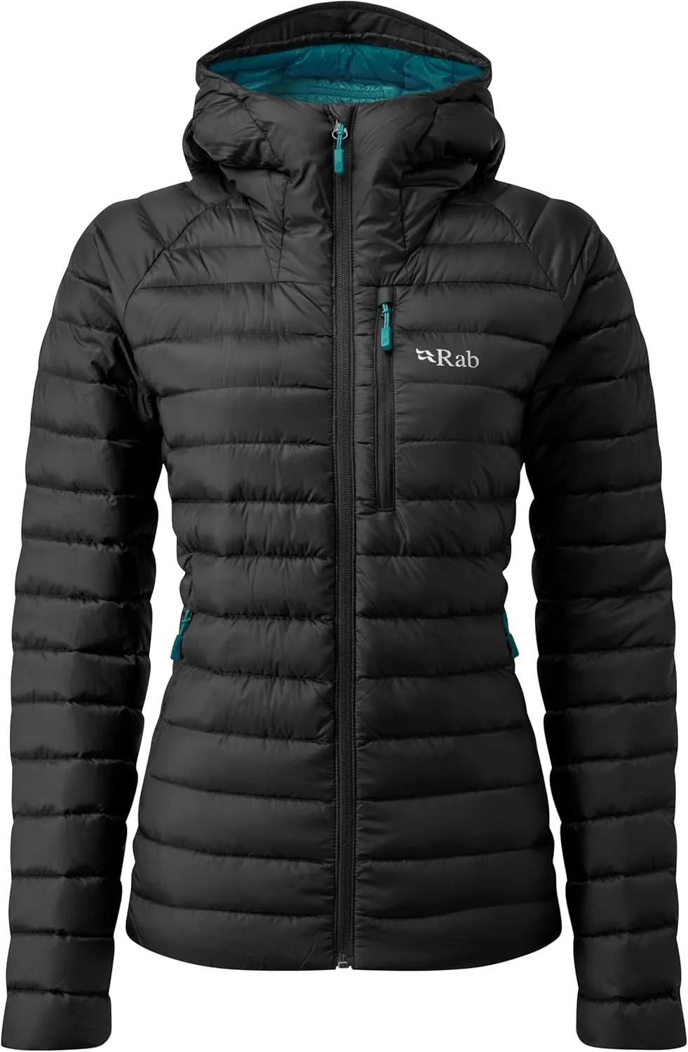 Rab Women's Microlight Alpine 700-Fill Down Hooded Puffer Jacket for Hiking & Skiing