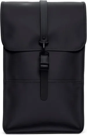 RAINS Backpack  Durable Waterproof Laptop Backpack for Men and Women for Travel, Work and Commuting  Black Bag with Secure Closure  15" Laptop Pocket  2 Year Warranty