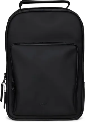 RAINS Regular Book Daypack, Backpack, Laptop Bag, Waterproof, 2 Year Warranty, Black