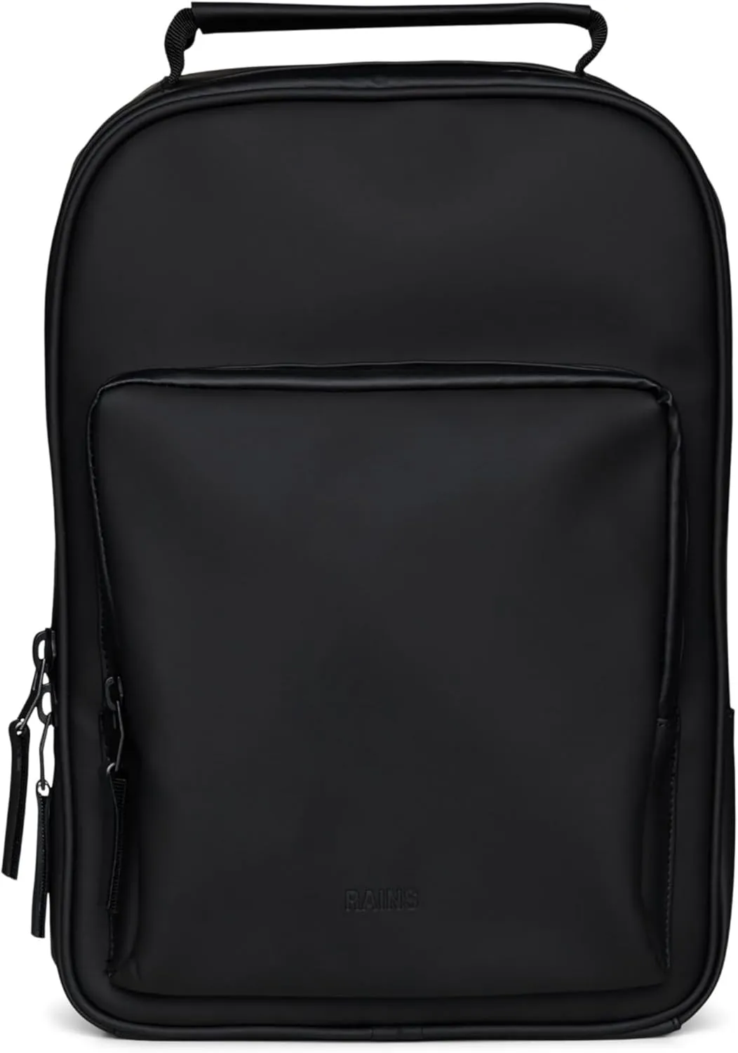 RAINS Regular Book Daypack, Backpack, Laptop Bag, Waterproof, 2 Year Warranty, Black