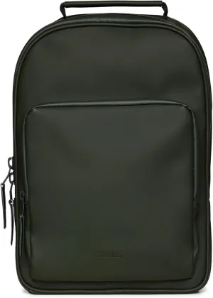 RAINS Regular Book Daypack, Backpack, Laptop Bag, Waterproof, 2 Year Warranty, Green