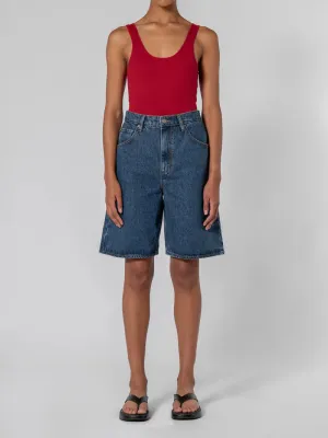 ROWAN LONG-LINE SHORTS - ANTIQUE STONE