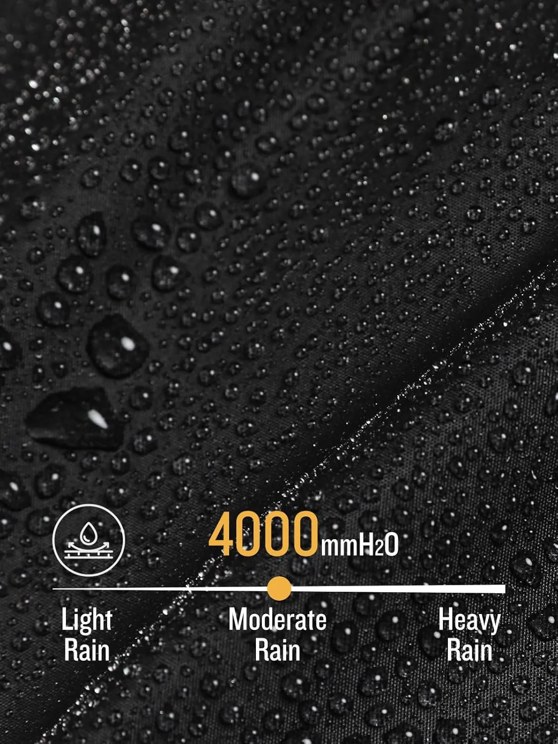 SaphiRose Women's Long Packable Raincoat Waterproof Rain Jacket Lightweight Outdoor Windbreaker with Hood