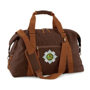 Scots Guards Vintage Canvas Satchel