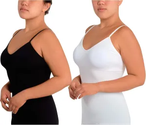 Skinnygirl Women's Scoop Neck Layering Camisole, 2-Pack
