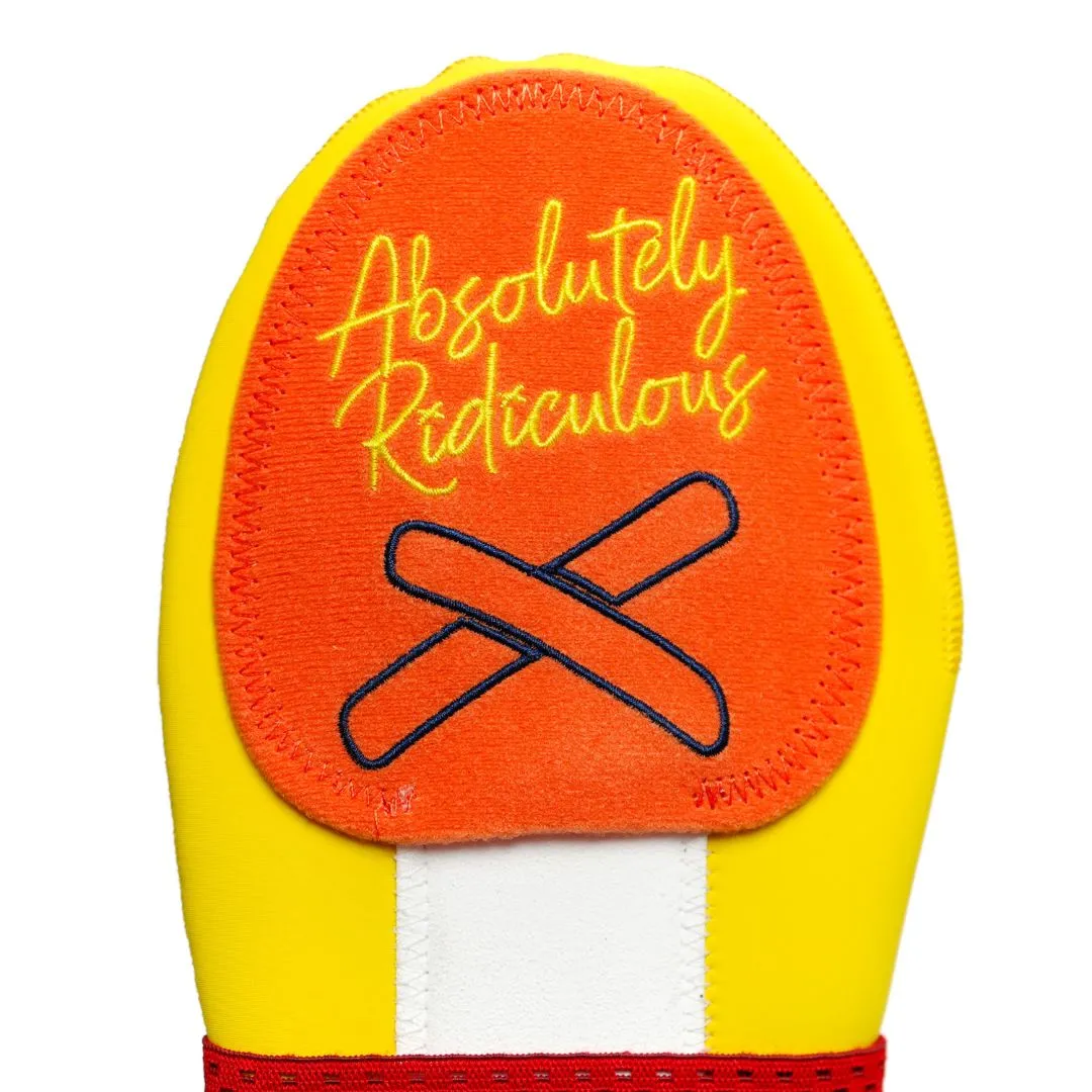 smile sliding mitt | woosox milb collab
