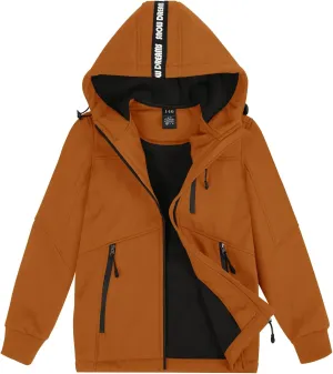 SNOW DREAMS Boys Spring Fall Winter Jacket Boys' Outerwear Jackets & Coats Hooded Waterproof
