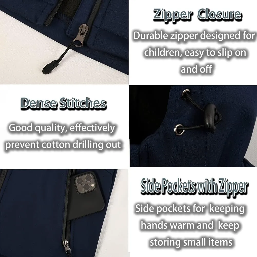 SNOW DREAMS Boys Spring Fall Winter Jacket Boys' Outerwear Jackets & Coats Hooded Waterproof