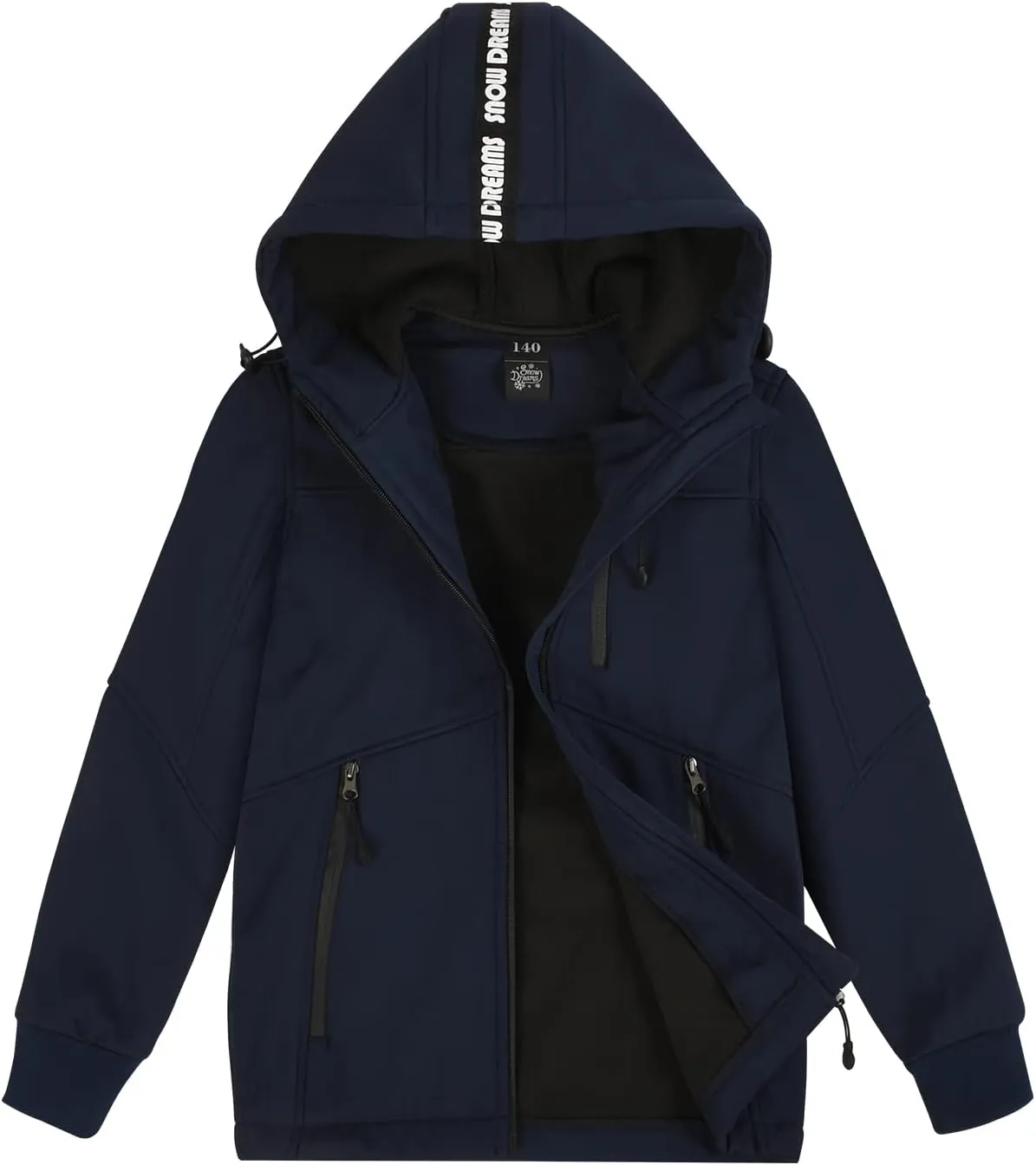 SNOW DREAMS Boys Spring Fall Winter Jacket Boys' Outerwear Jackets & Coats Hooded Waterproof