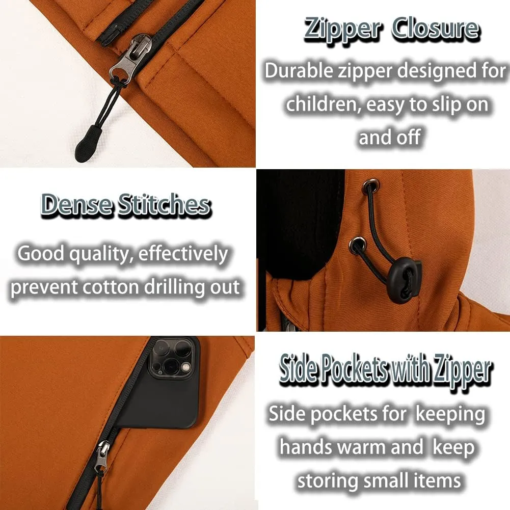 SNOW DREAMS Boys Spring Fall Winter Jacket Boys' Outerwear Jackets & Coats Hooded Waterproof
