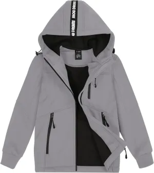 SNOW DREAMS Boys Spring Fall Winter Jacket Boys' Outerwear Jackets & Coats Hooded Waterproof
