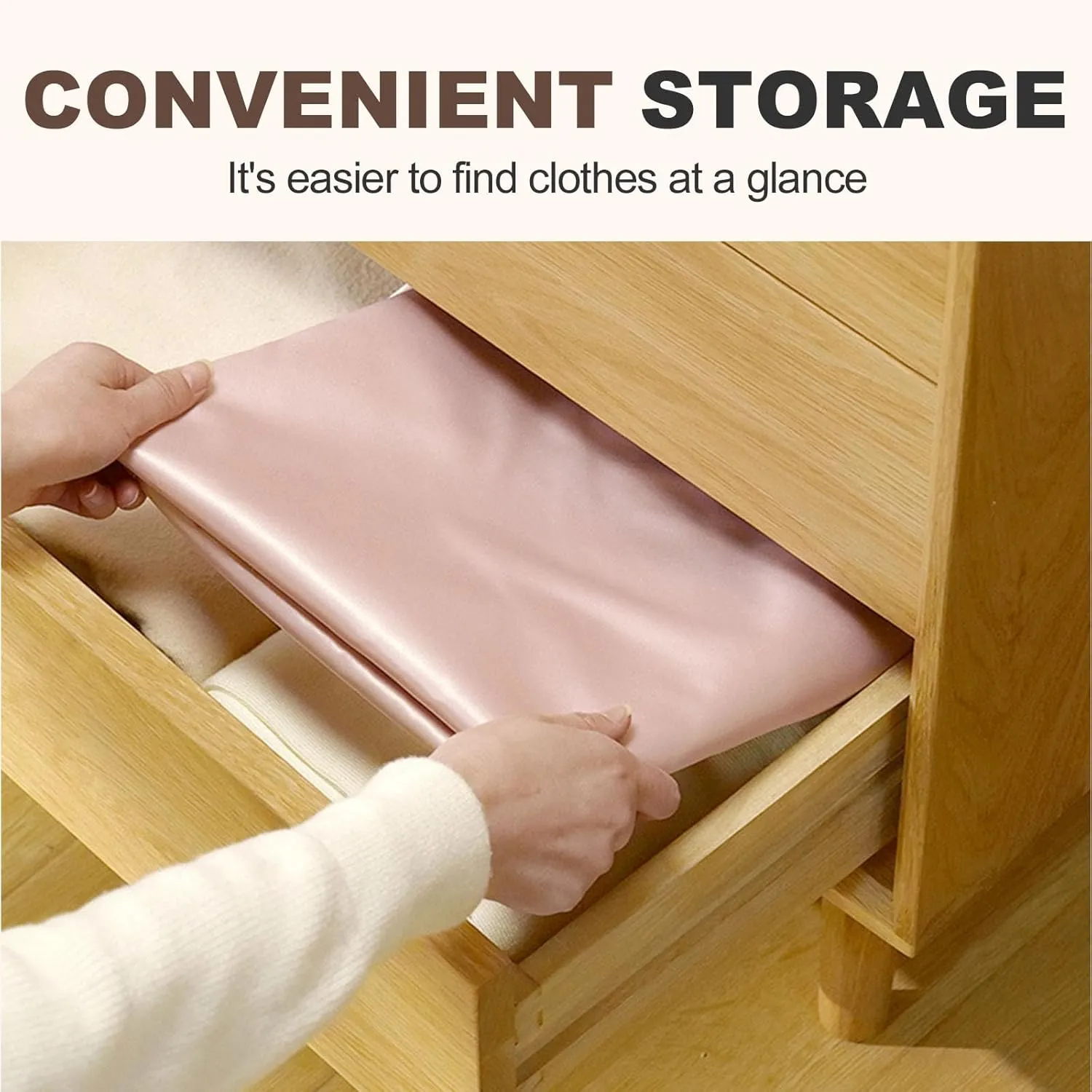 Space Saving Hanging Garment Bag with Self Compression Zipper, 2025 New Creative Closet Clothes Storage Bags, Household Hanging Clothes Dust Cover for Coats,Down,Jackets,Suits (Blue, Large)