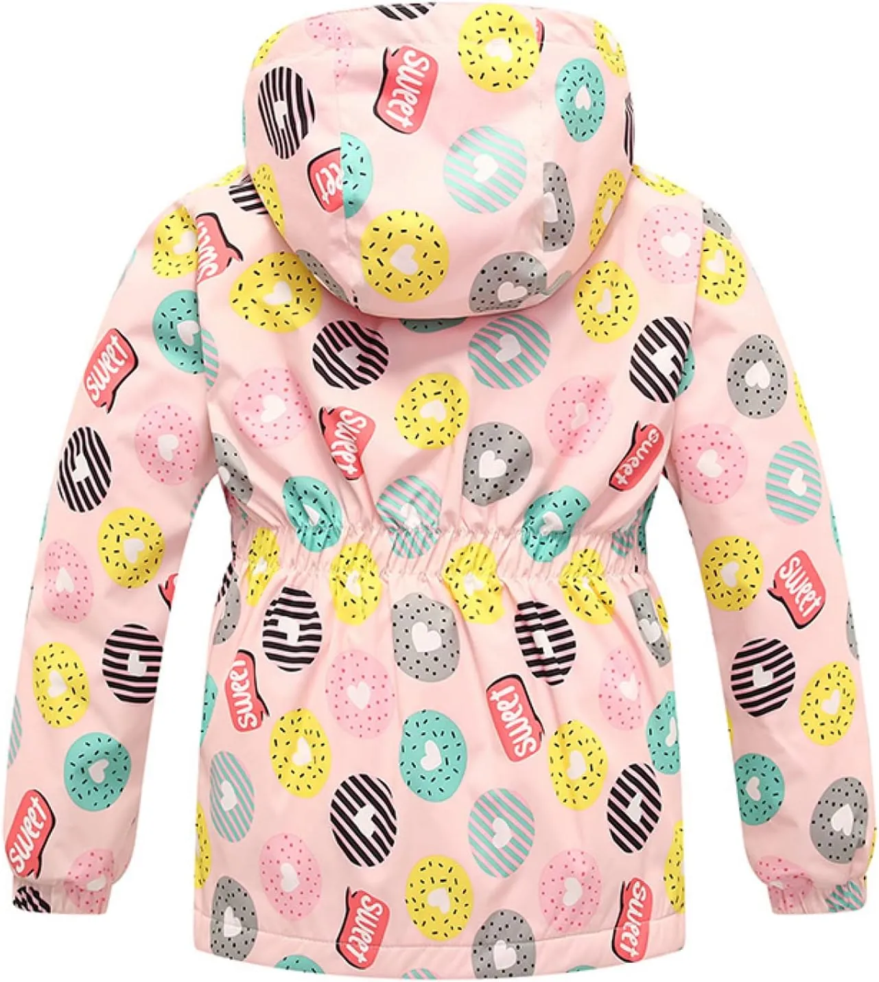 Sport Specific Clothing Hooded Girls Windproof Jacket Hiking Outdoor Recreation Coats Zip Up Kids Trench Outerwear