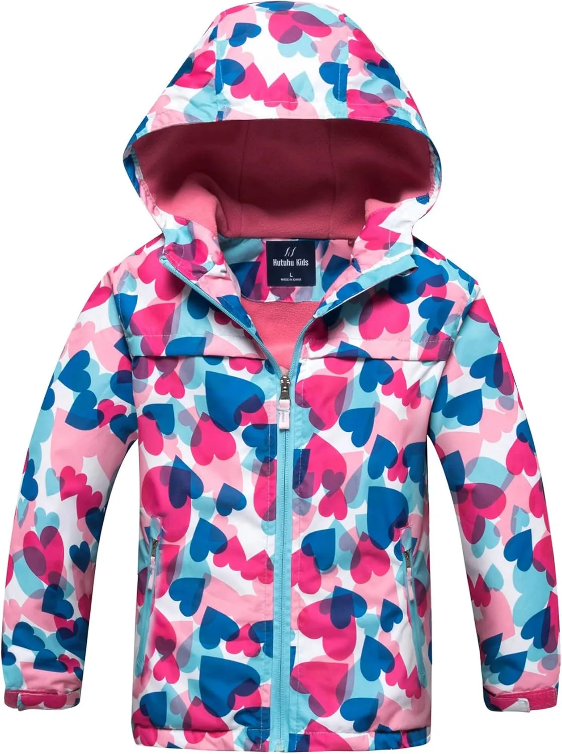 Sport Specific Clothing Hooded Girls Windproof Jacket Hiking Outdoor Recreation Coats Zip Up Kids Trench Outerwear