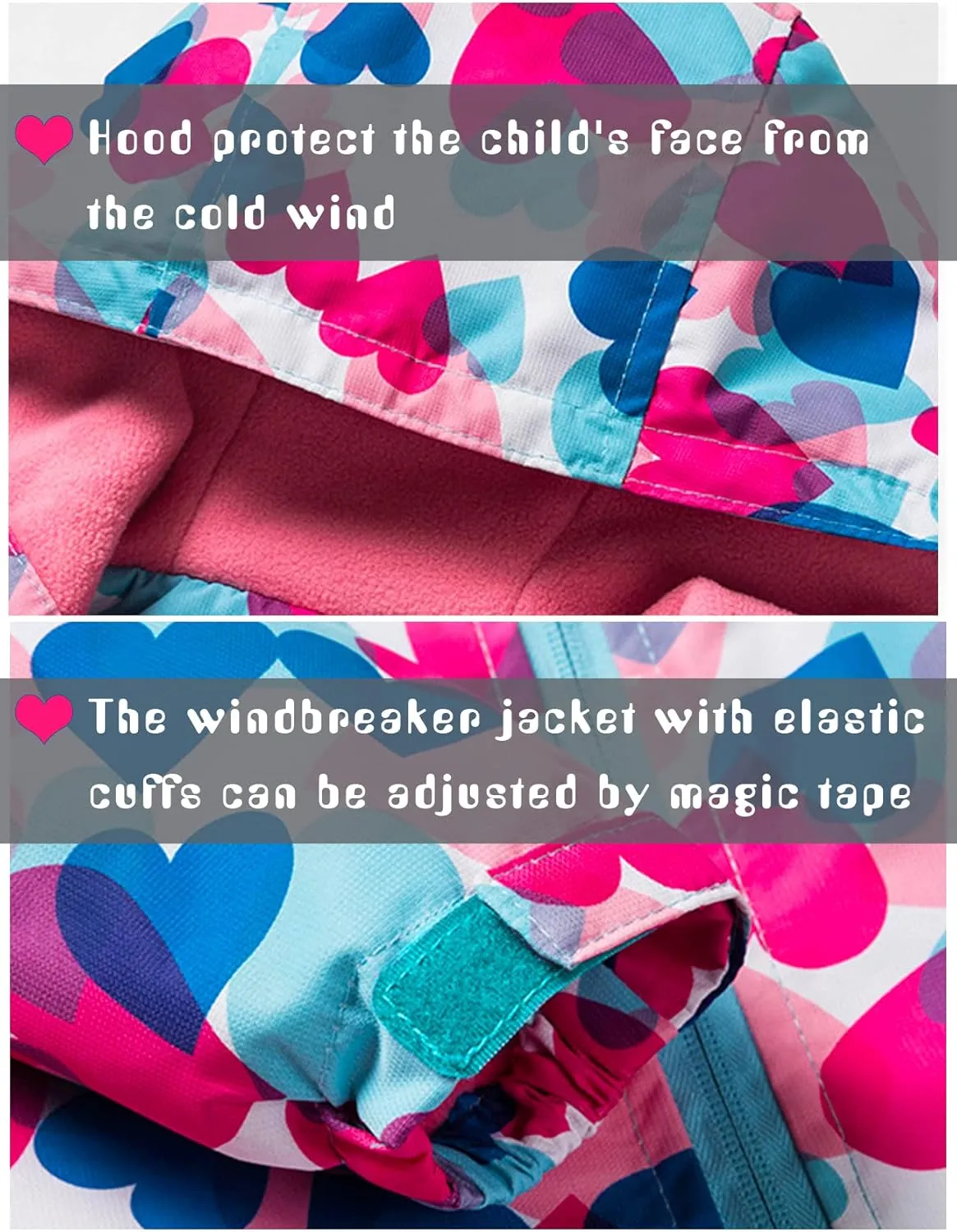 Sport Specific Clothing Hooded Girls Windproof Jacket Hiking Outdoor Recreation Coats Zip Up Kids Trench Outerwear