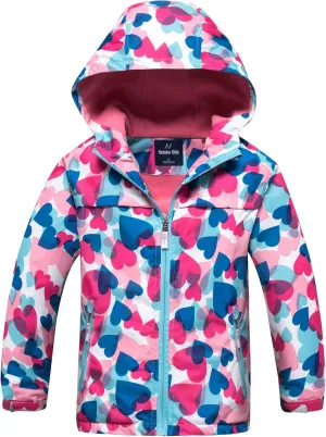 Sport Specific Clothing Hooded Girls Windproof Jacket Hiking Outdoor Recreation Coats Zip Up Kids Trench Outerwear