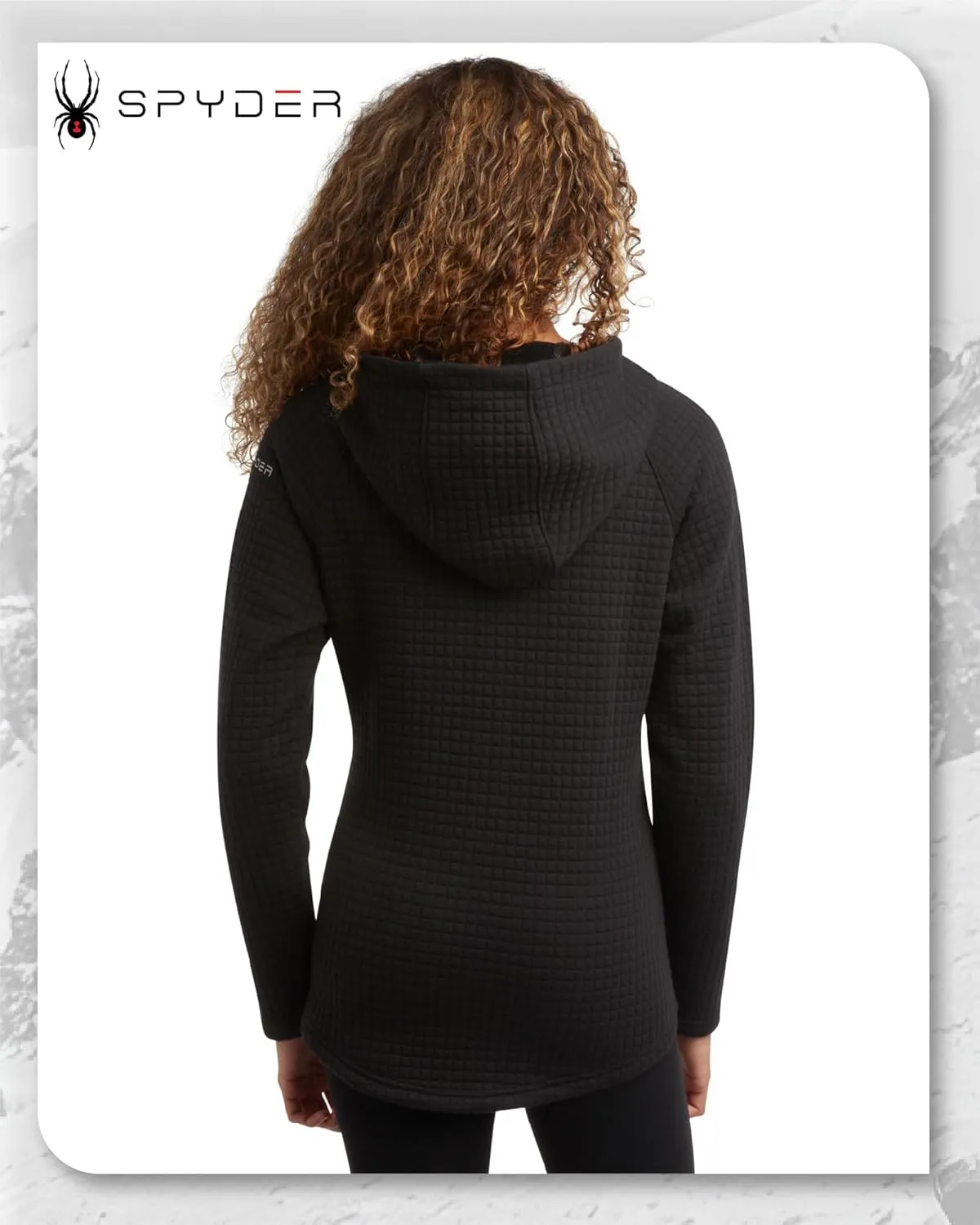 Spyder Women's Active Sweatshirt - UPF 30  Heavyweight Fleece Wind-Resistant Performance Sweatshirt for Women (Sizes: S-XL)