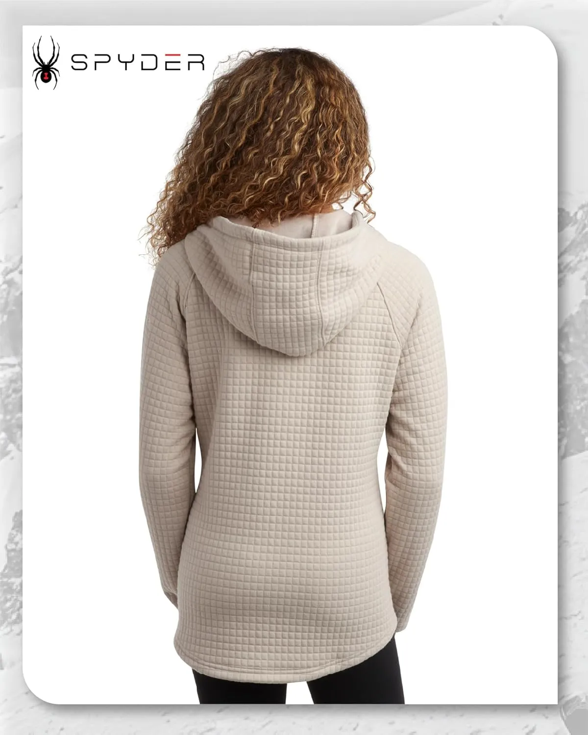 Spyder Women's Active Sweatshirt - UPF 30  Heavyweight Fleece Wind-Resistant Performance Sweatshirt for Women (Sizes: S-XL)