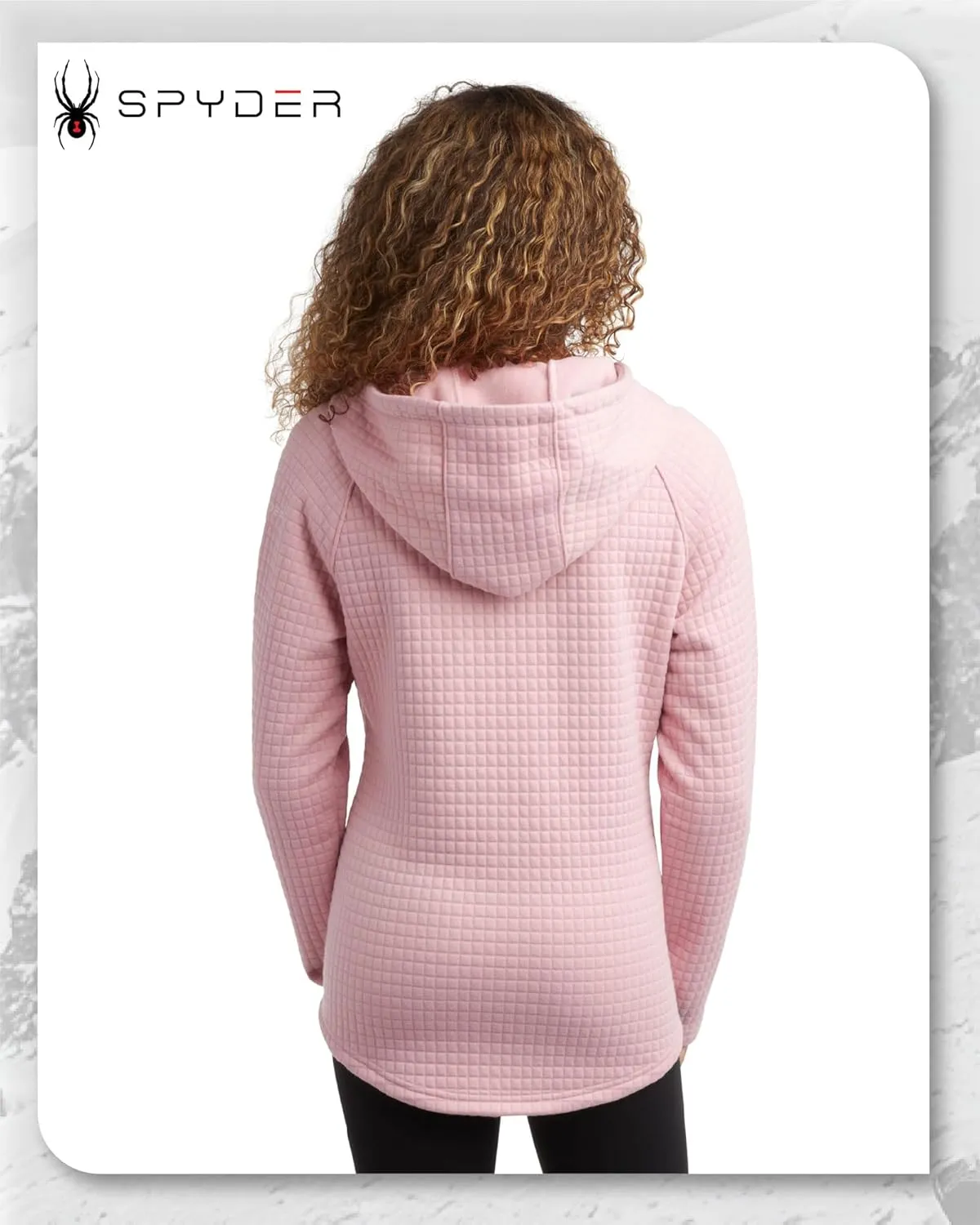 Spyder Women's Active Sweatshirt - UPF 30  Heavyweight Fleece Wind-Resistant Performance Sweatshirt for Women (Sizes: S-XL)