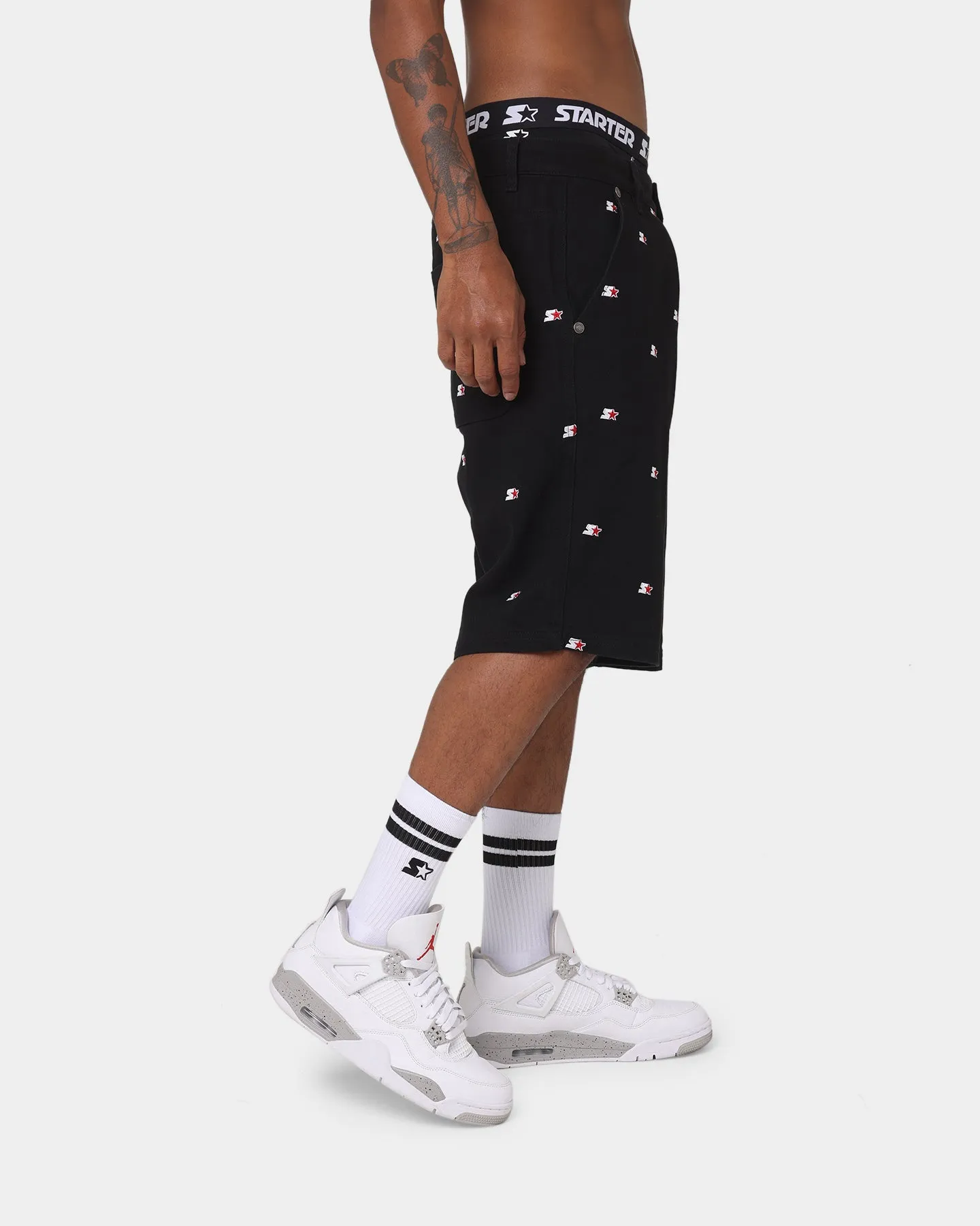 Starter Star Gazer Relaxed Chino Shorts Black