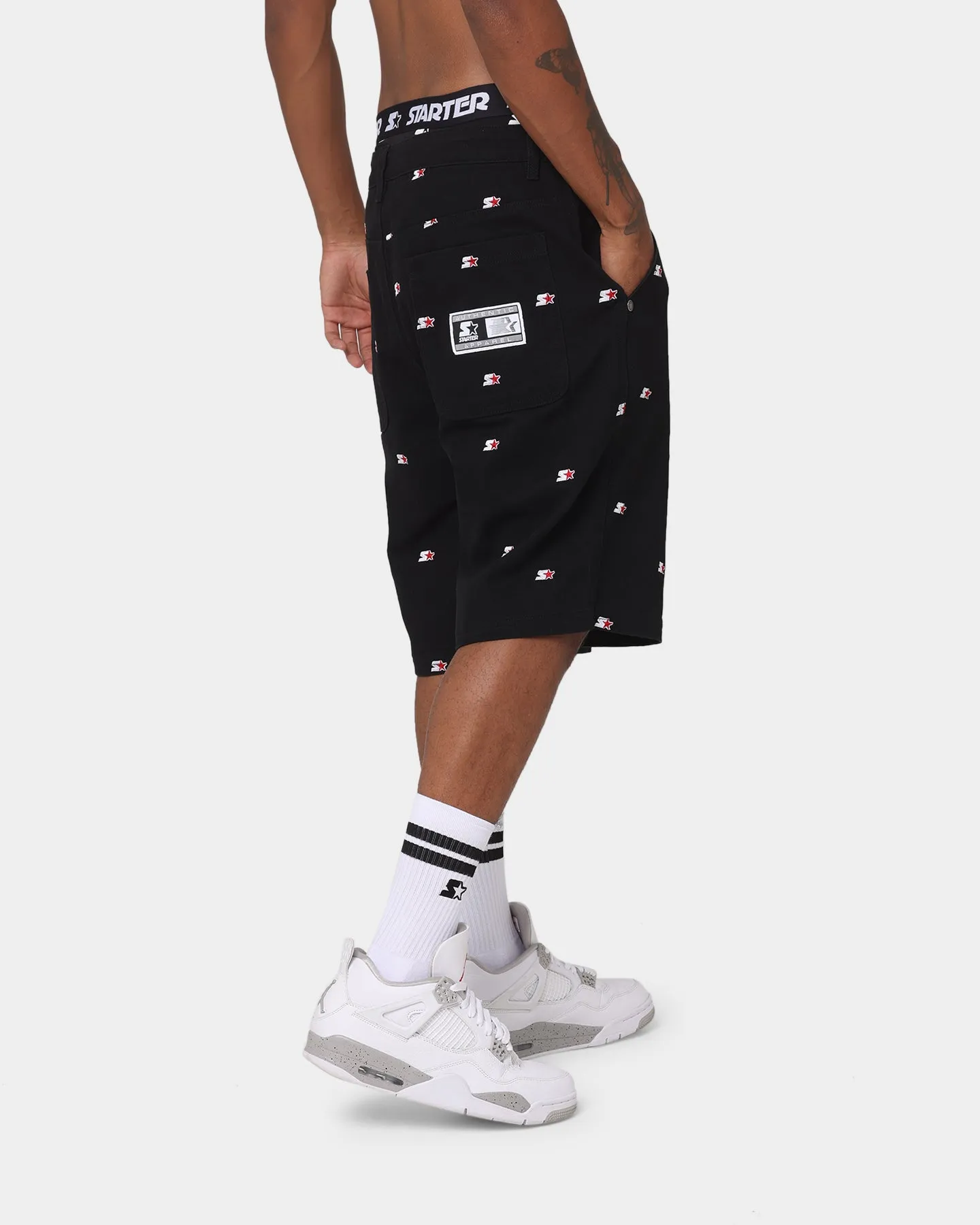 Starter Star Gazer Relaxed Chino Shorts Black