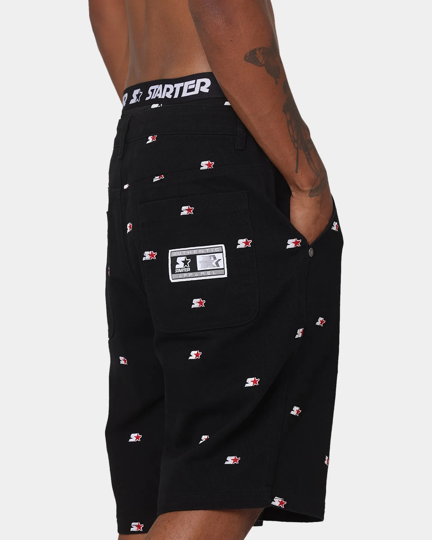 Starter Star Gazer Relaxed Chino Shorts Black