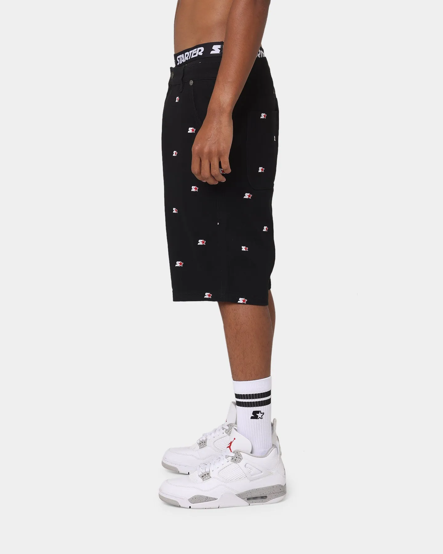 Starter Star Gazer Relaxed Chino Shorts Black