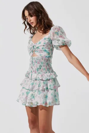 Summer Love Graceful Smocked Mini Dress